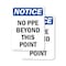 Signmission 24 in Height, 18 in Width, Plastic, Rectangle OS-2PACK-NS-P-1824-V-14757 - alternate 1